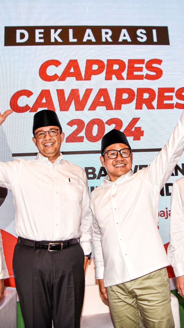 Senyum Anies Respons Tidak akan Didukung Keluarga Gus Dur di Pilpres 2024