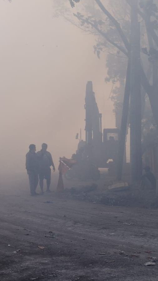 Kebakaran TPA Suwung Denpasar Belum Berakhir, 25 Warga Mengungsi ke Kantor Lurah Serangan