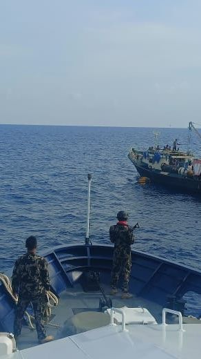 KKP Tangkap Kapal Asing Berbendera Filipina Illegal Fishing di Laut Sulawesi