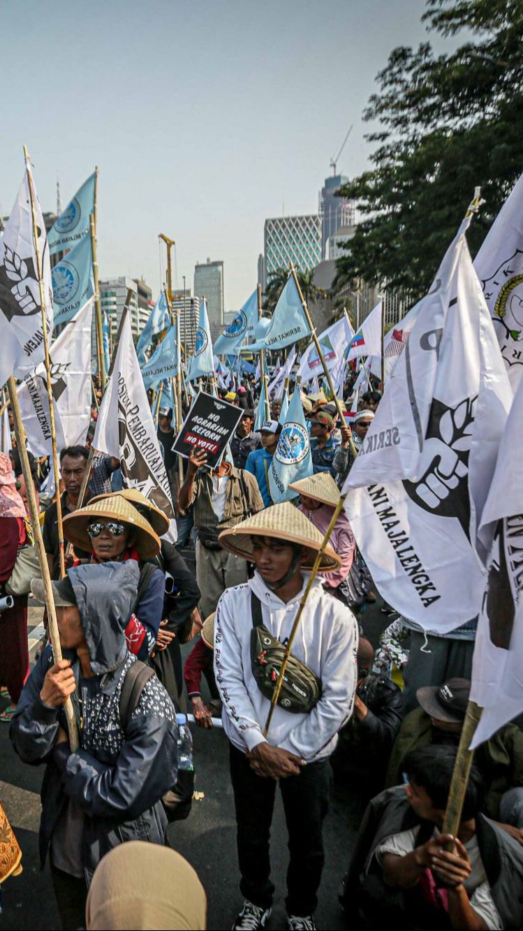 Ada Demo Buruh di Patung Kuda, Hindari Jalan Ini