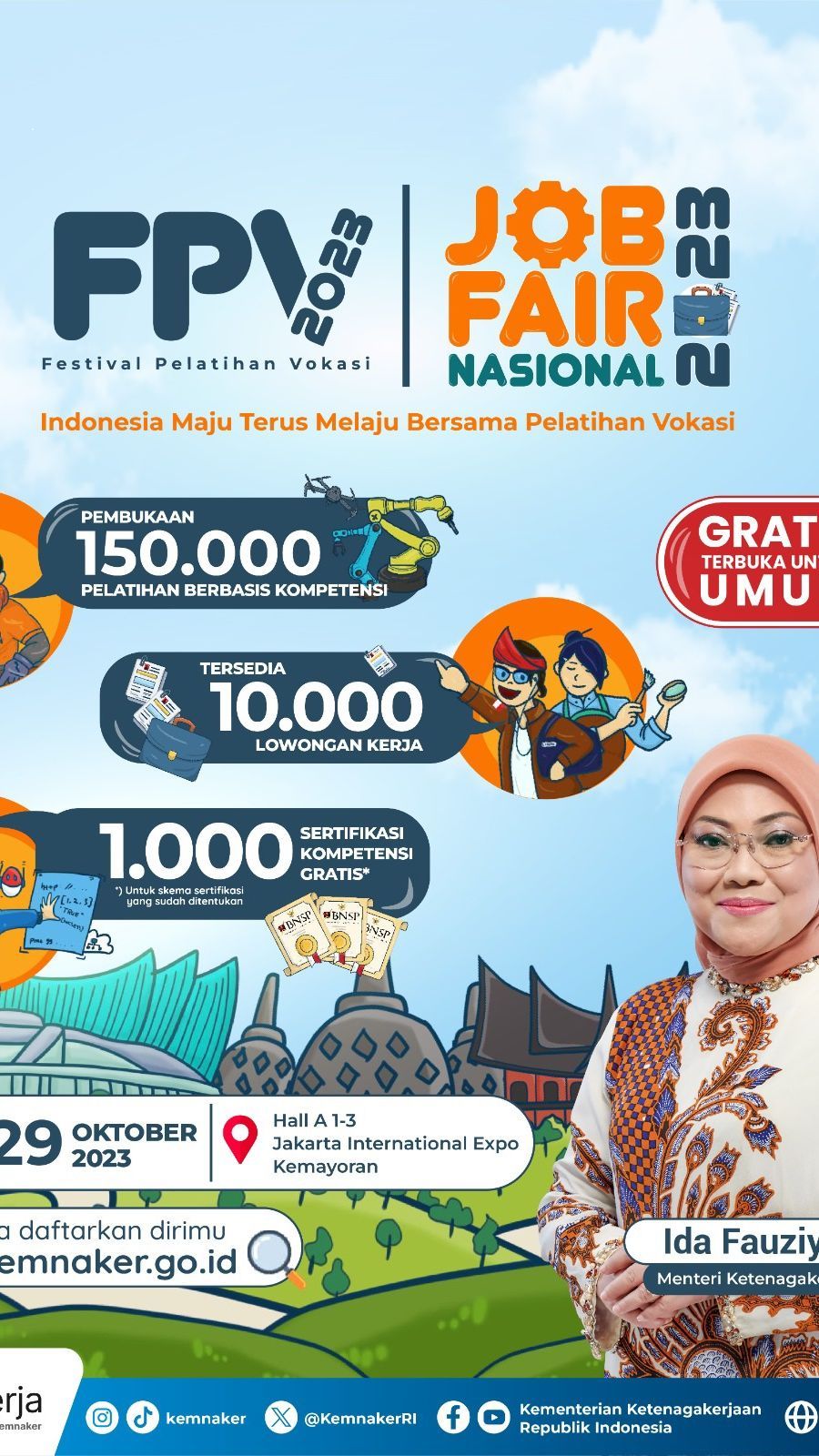 Festival Pelatihan Vokasi dan Job Fair Nasional Kembali Hadir