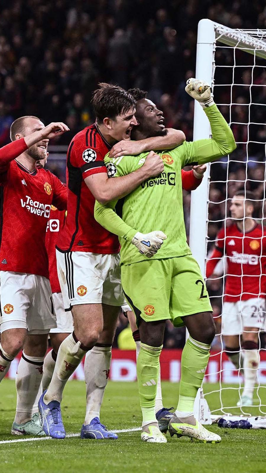 FOTO: Tampil Gemilang, Maguire dan Andre Onana Jadi Pahlawan Kemenangan Perdana MU di Liga Champions