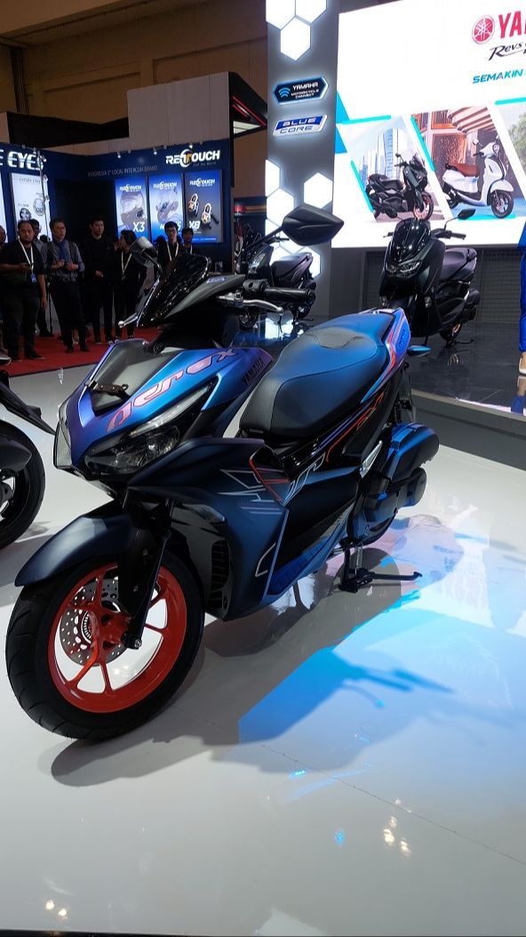 Bikin Terpana, Yamaha Aerox 155 Punya 4 Warna dan Striping Baru