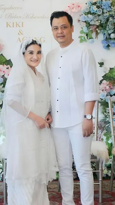 Potret Kiki Amalia Tasyakuran 4 Bulan Kehamilan