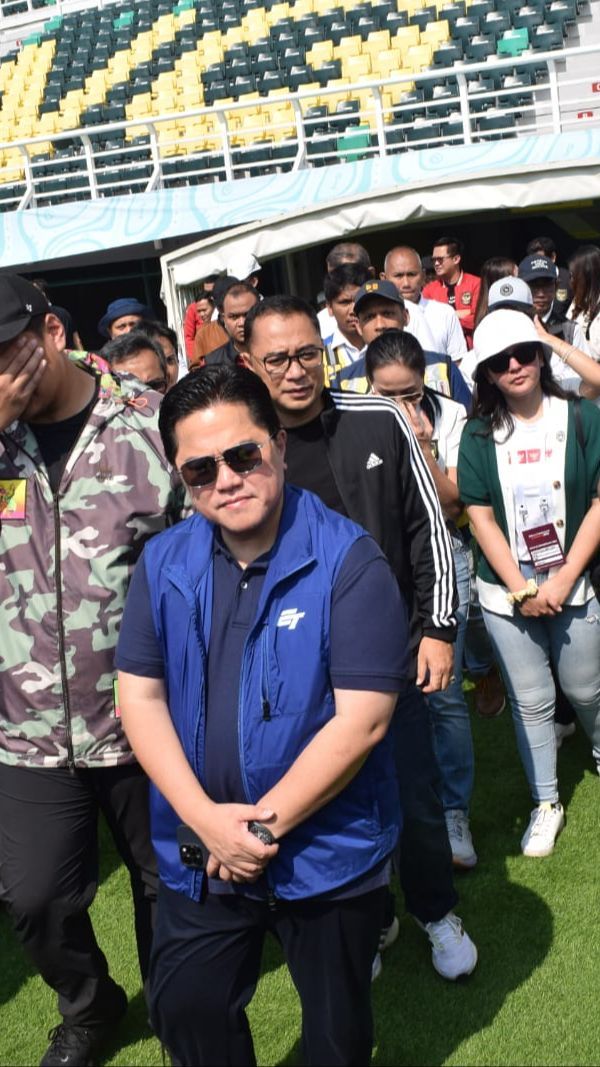 Erick Tohir Cek Stadion GBT Sambut Piala Dunia U-17: Sudah Siap 100 Persen