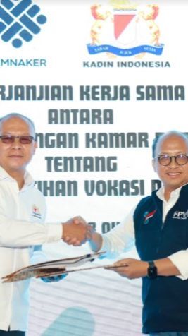 Kemnaker dan Kadin Teken MoU untuk Perkuat Sistem Informasi Pasar Kerja dan Pelatihan Vokasi