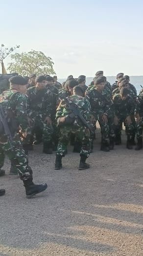 TNI Tarik 860 Pasukan Satgas Pengamanan Perbatasan Indonesia-Timor Leste