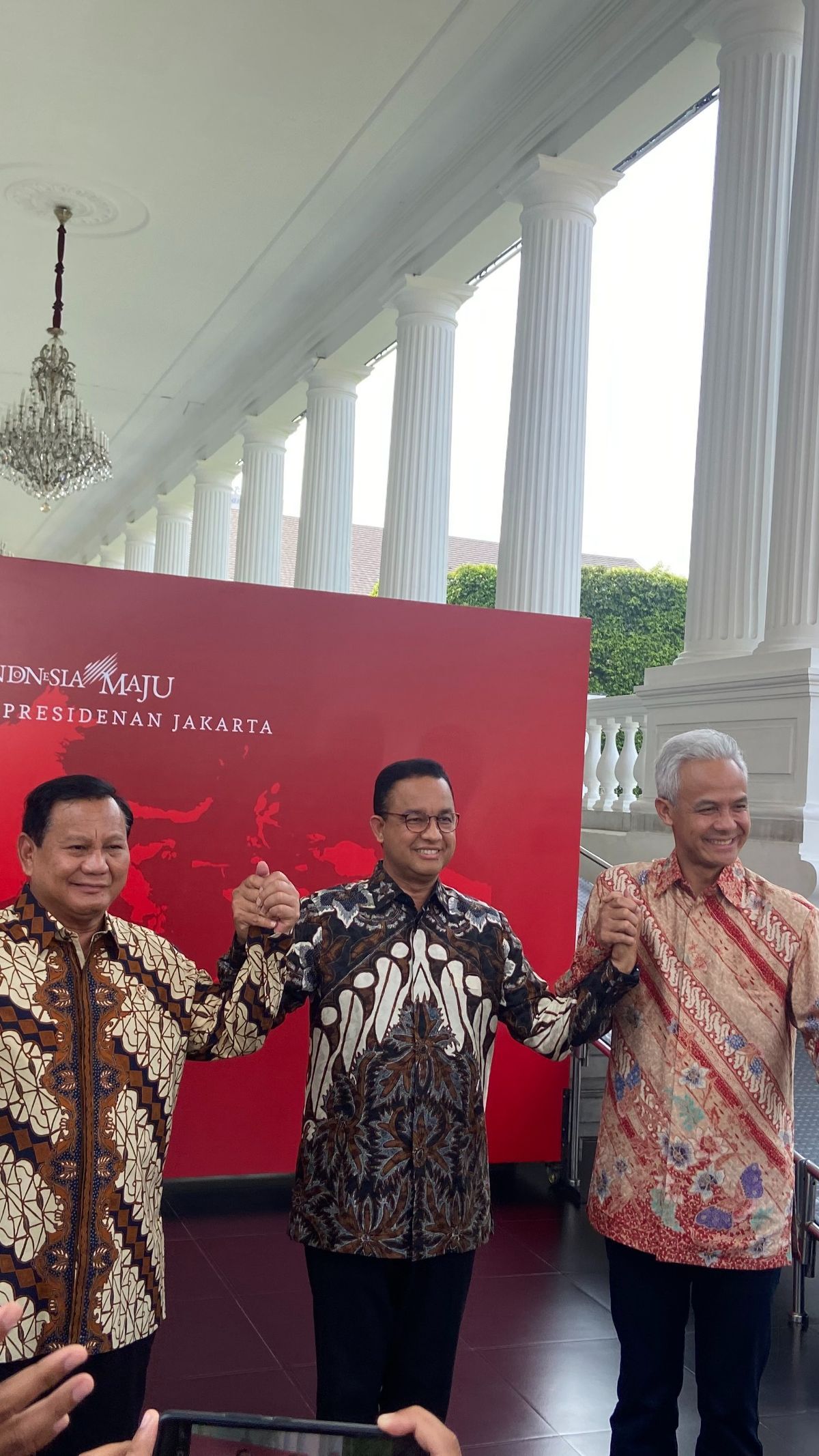 Begini Komentar 3 Capres Usai Makan Siang Bersama Presiden Jokowi