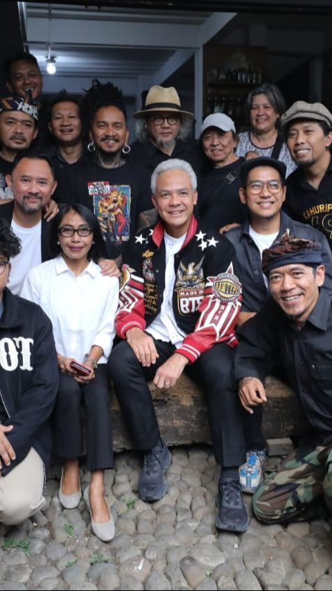 Ganjar Nongkrong Bareng Budi Dalton hingga Doel Sumbang, Diskusi Startegi Kembangkan Seni Budaya