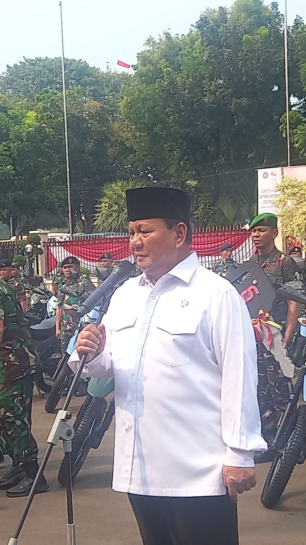 Pidato Prabowo Berapi-api di Depan Kasad 