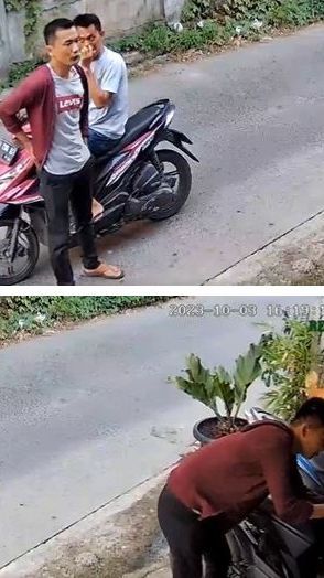 Viral Aksi Emak-Emak Gagalkan Aksi Pencurian Motor, Pelaku Akhirnya Ditangkap