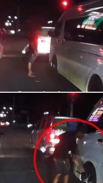 Viral Aksi Pengamen di Medan Tusuk Ban Mobil karena Tak Diberi Uang, Aksinya Bikin Geram Warganet