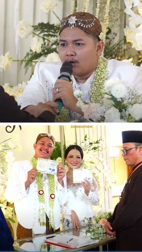 Sah Jadi Suami Istri, Intip Momen Akad Nikah Nopek Novian dan Yulia Lorena yang Penuh Khidmat