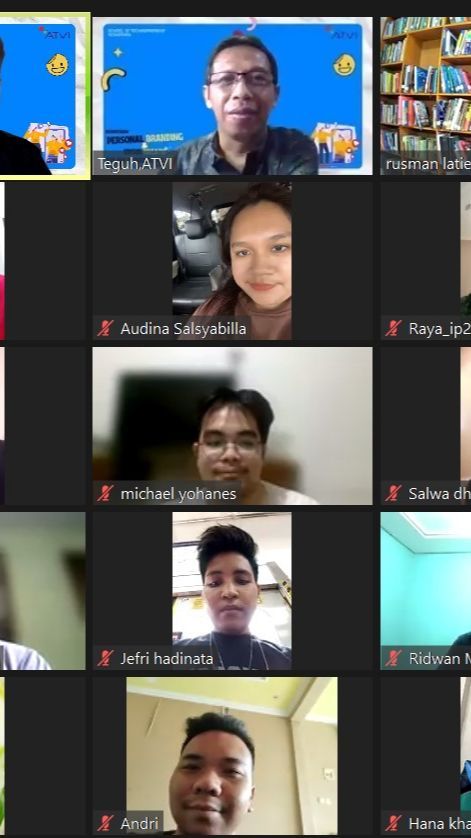 Webinar ATVI-SOTN, Bagikan Kiat-Kiat Bangun Personal Branding