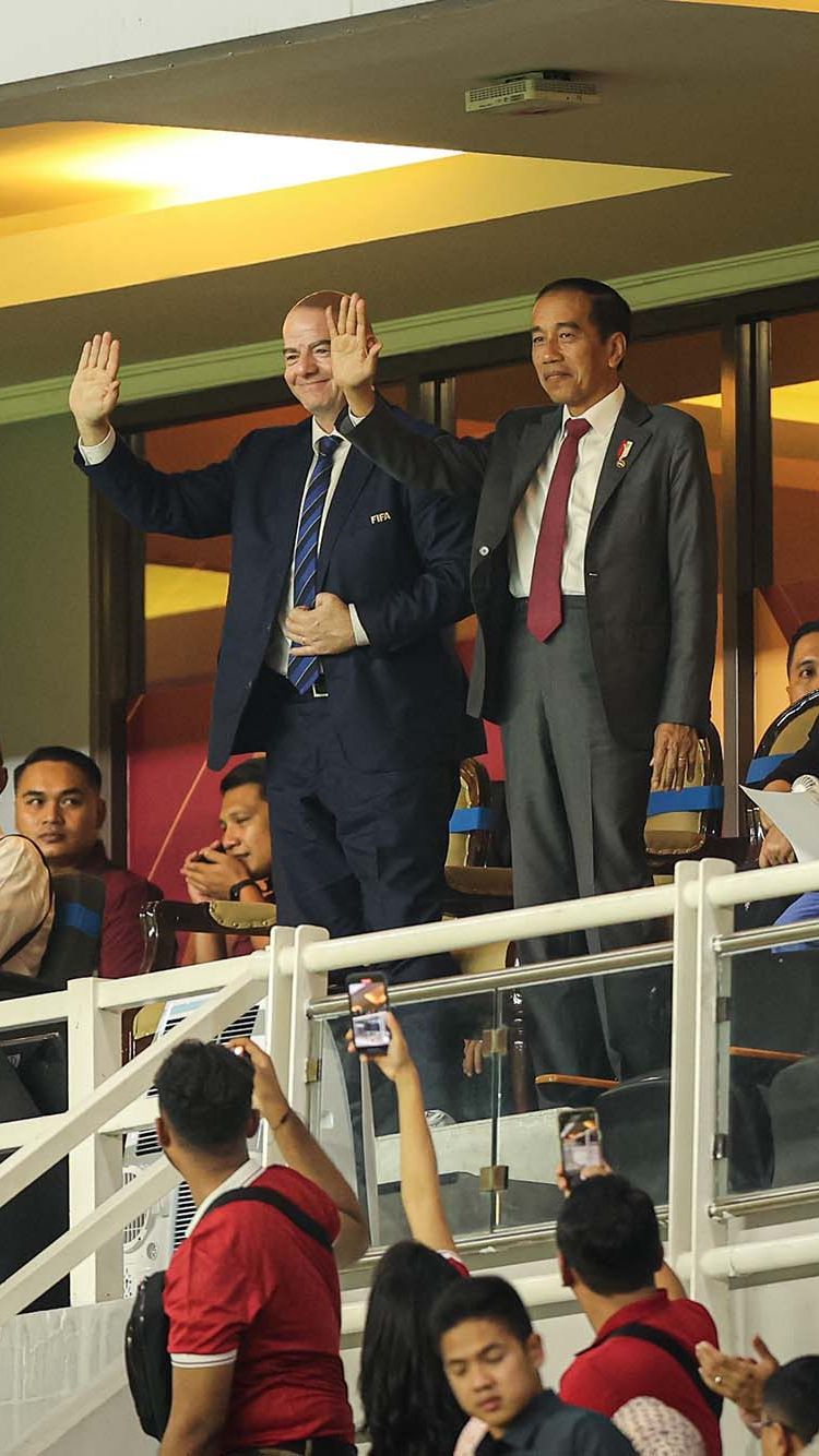 FOTO: Kemeriahan Upacara Pembukaan Piala Dunia U-17 Disaksikan Langsung Jokowi dan Presiden FIFA