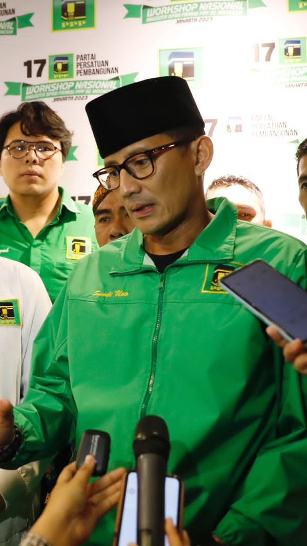 Spanduk PPP Dukung Pasangan AMIN Muncul di Sleman, Ini Kata Sandiaga Uno