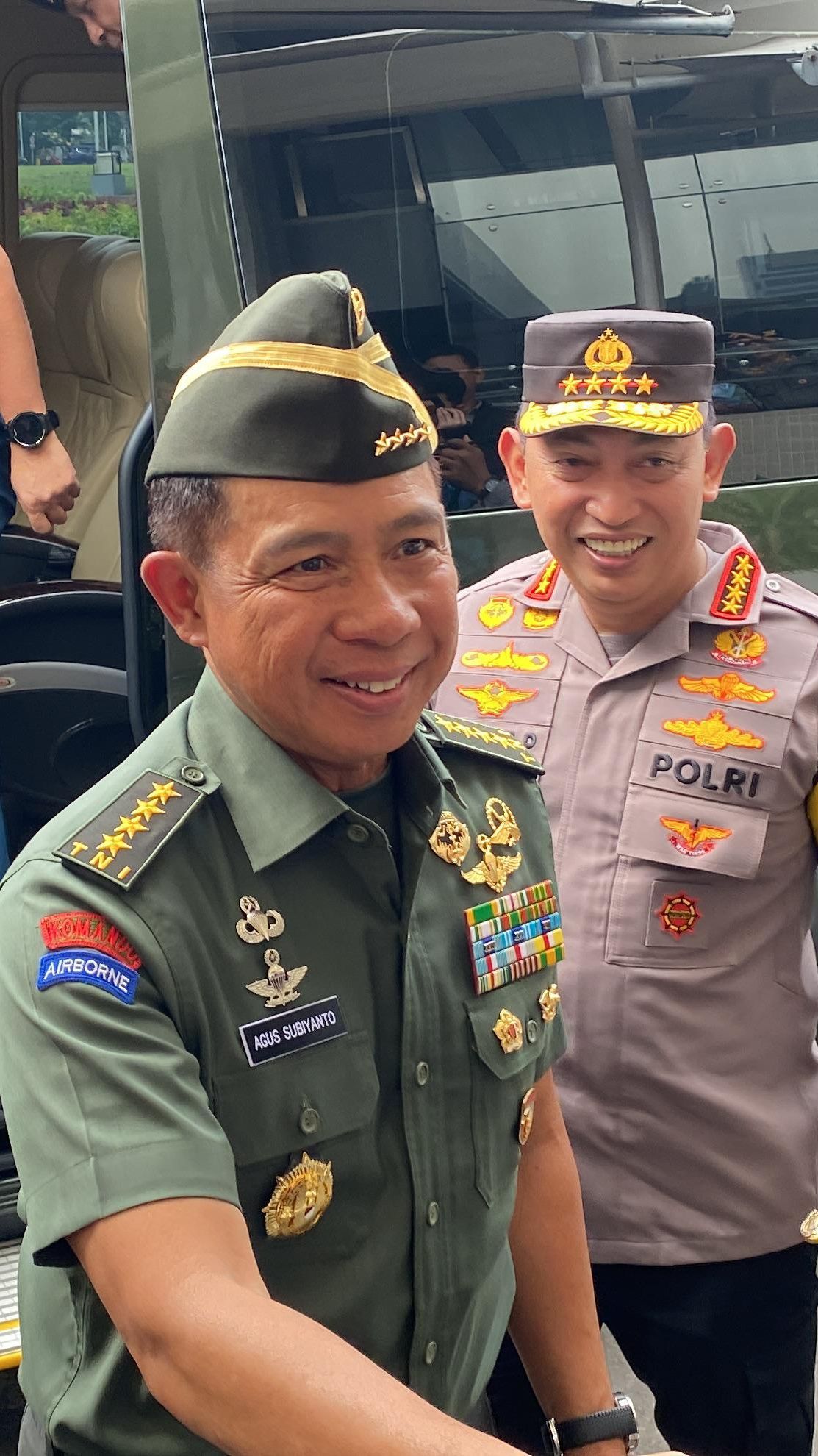 Potret Jenderal Agus Dikawal Yudo Margono dan Kapolri Jalani Fit and Proper Test Calon Panglima TNI