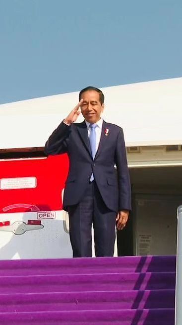 VIDEO: Jokowi Bawa Pesan Khusus dari Presiden Palestina untuk Joe Biden di Amerika