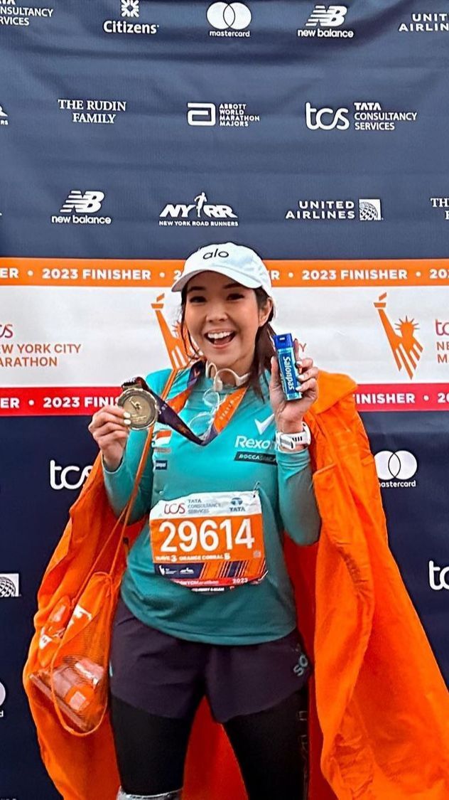 Dapat Ucapan Selamat dari Gempi, 7 Foto Gisella Anastasia Saat Ikuti Marathon di New York!