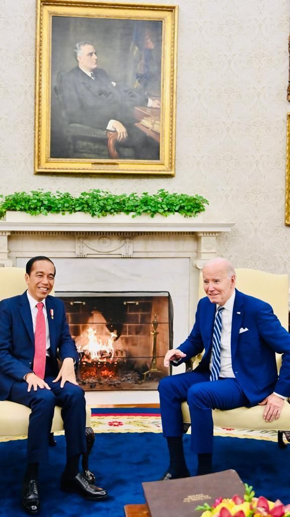 Jokowi Bertemu Presiden Amerika Joe Biden, Ajak Hentikan Konflik di Gaza