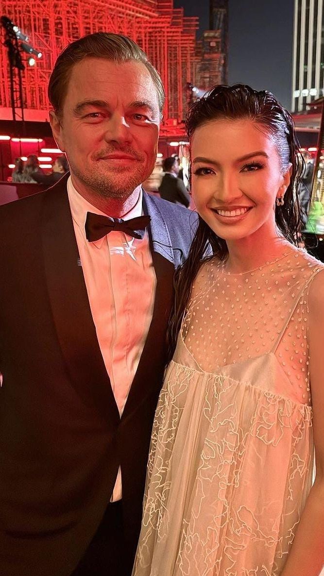 Bikin Iri, Raline Shah Foto Bareng Leonardo DiCaprio Hingga Brad Pitt di LA