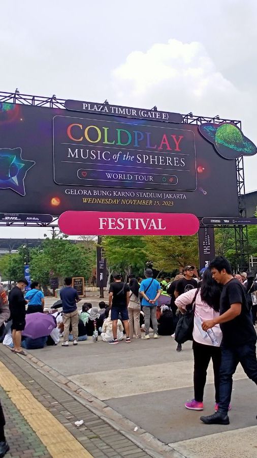 Coldplay Konser di Jakarta Malam Ini, Simak Jadwal Hingga Pintu Masuk Menuju Lokasi