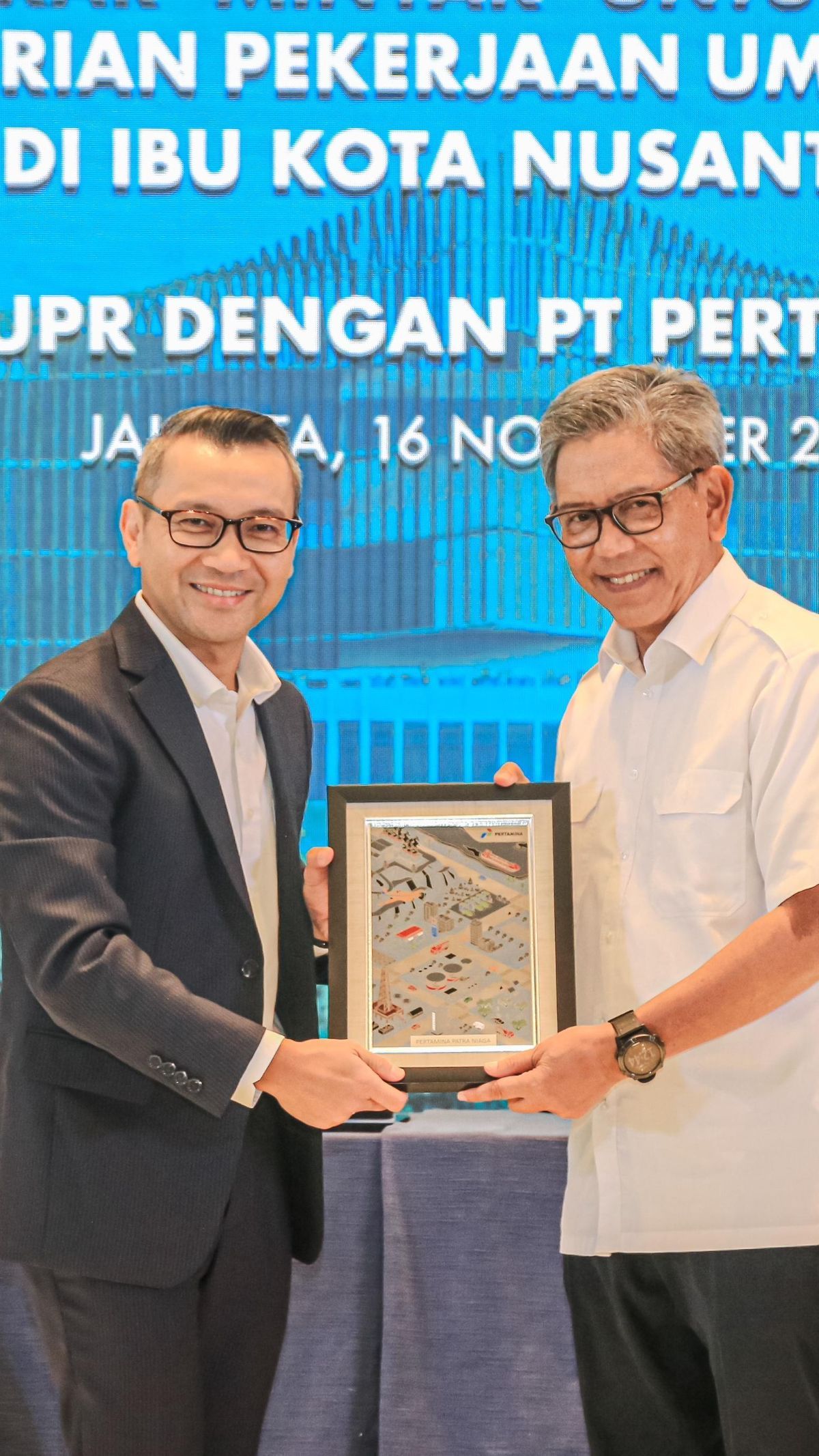 Dukung Pembangunan Infrastruktur IKN, Pertamina Patra Niaga Siap Penuhi Kebutuhan Bahan Bakar Kementerian PUPR