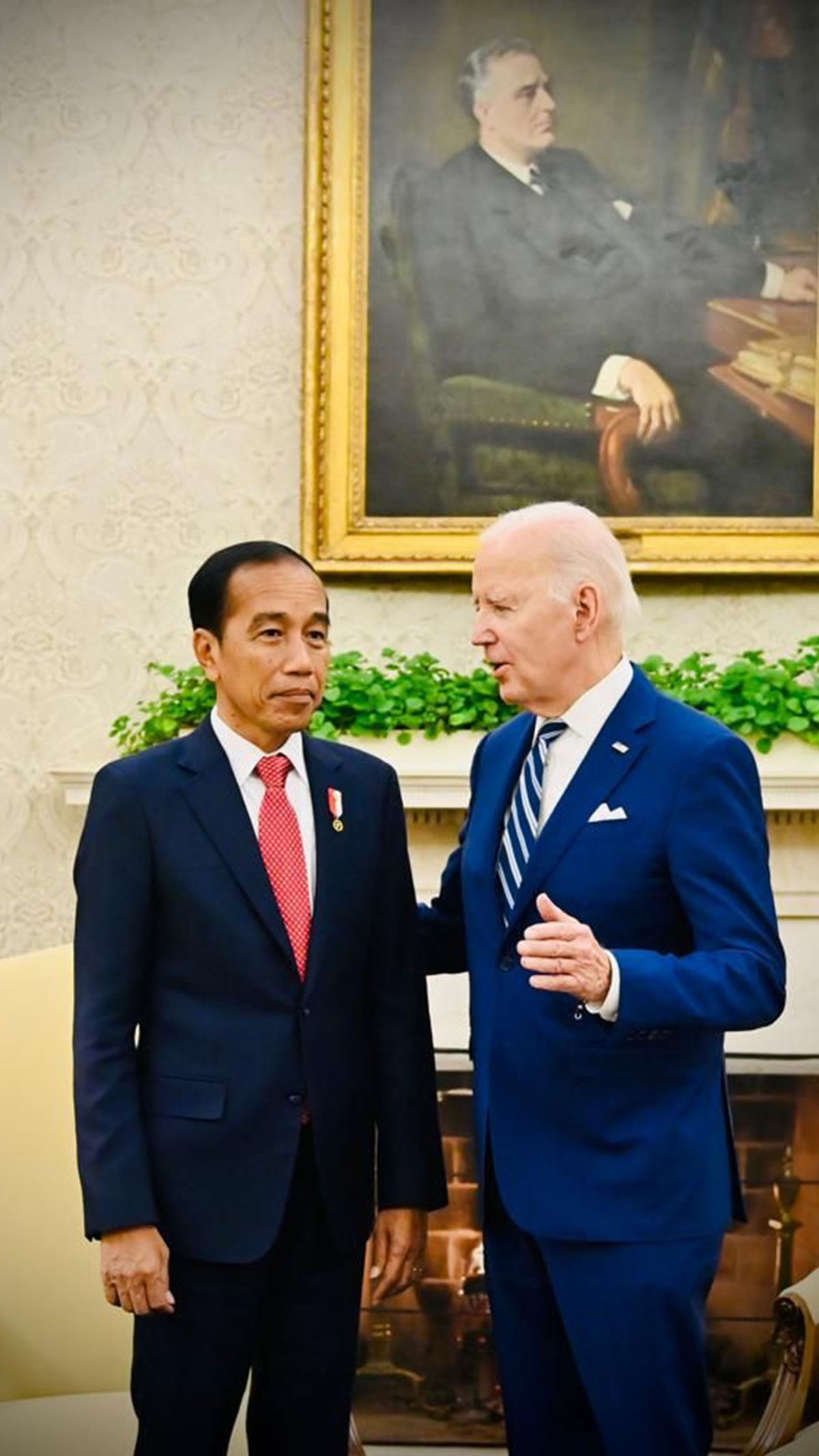 VIDEO: Joe Biden Sampai Tertegun, Jokowi Blak-blakan Isi Pembicaraan Soal Palestina