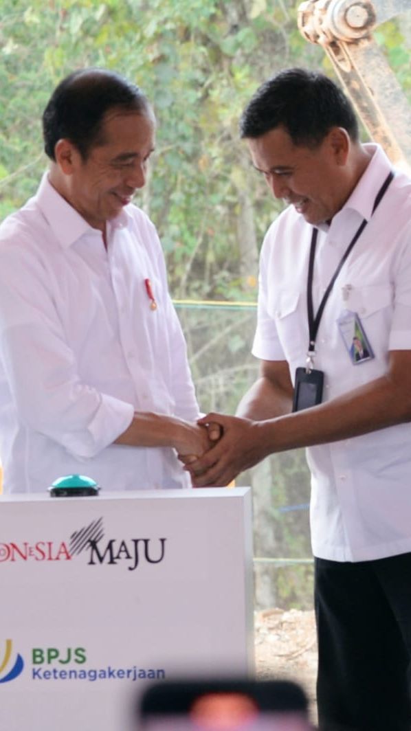 Presiden Jokowi Groundbreaking Kantor BPJS Ketenagakerjaan di IKN