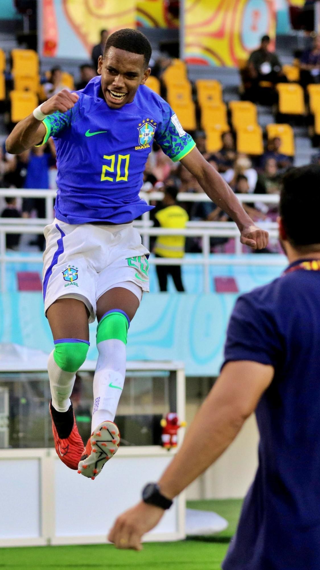 FOTO:  Libas Ekuador 1-3, Brasil Jadi Tim yang Pertama Lolos ke Babak Perempat Final Piala Dunia U-17 2023