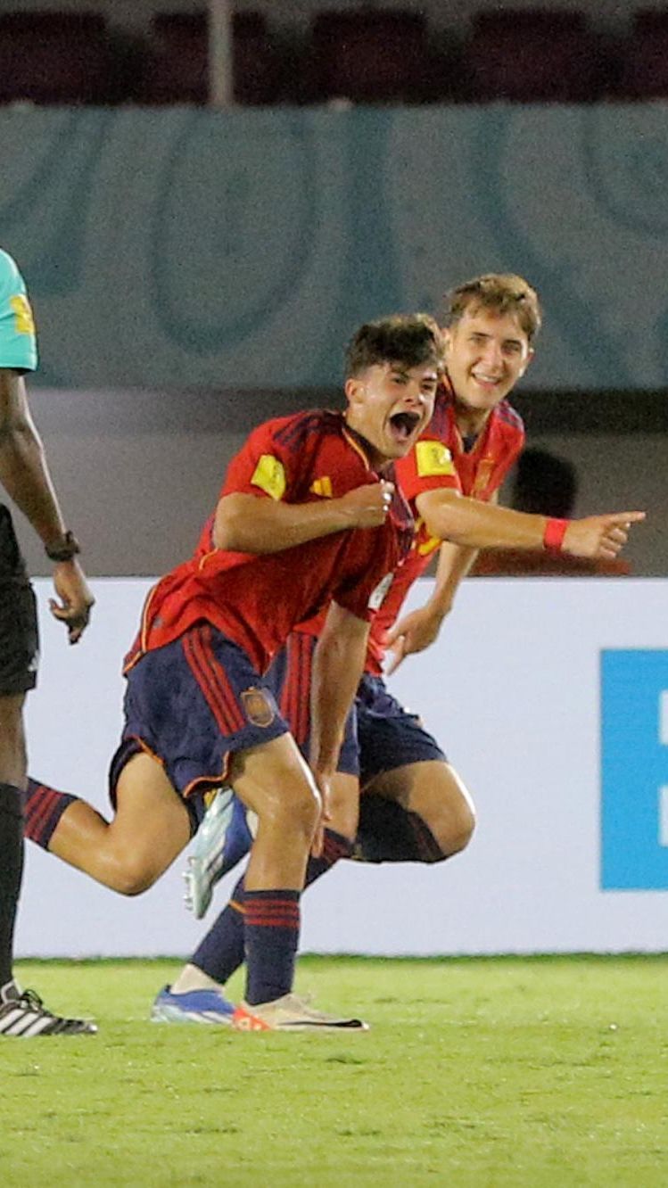 FOTO: Kalahkan Jepang 2-1, Spanyol Susul Brasil ke Perempat Final Piala Dunia U-17 2023