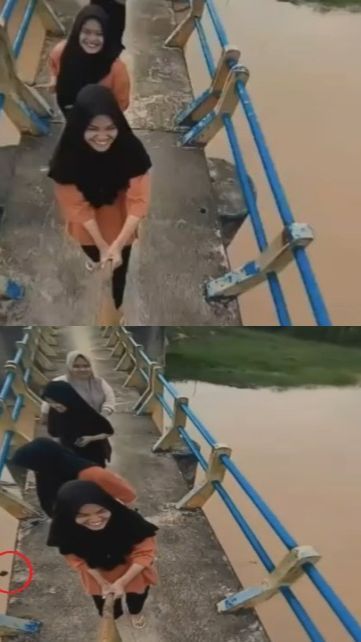 Viral Video Remaja Kehilangan Kunci Motor saat Bikin Konten di Jembatan, Begini Endingnya