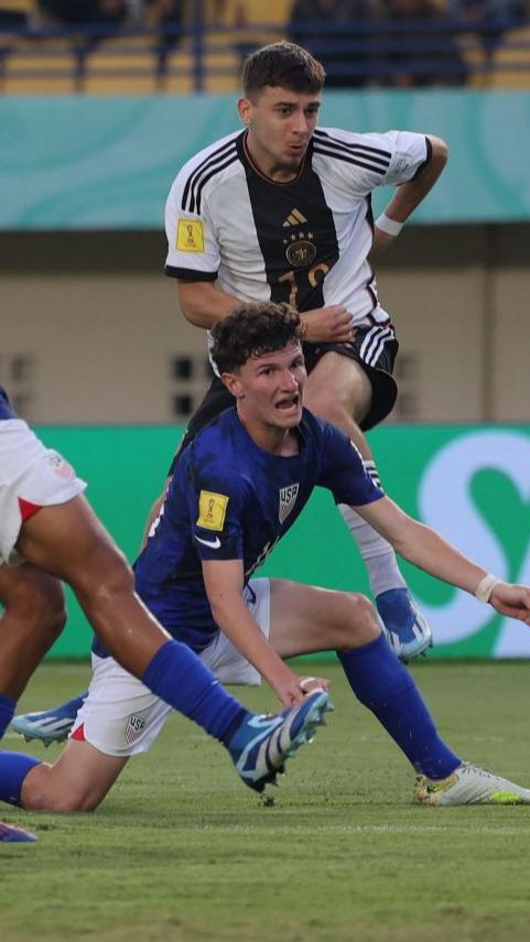 FOTO: Momen Jerman Hajar AS 3-2: Gol Bilal Yalcinkaya di Menit Terakhir Ini Jadi Kunci Masuk ke Babak Perempat Final Piala Dunia U-17 2023