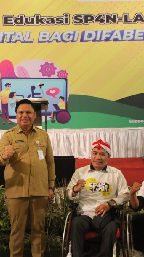 Kalsel Jadi Provinsi Pertama Sosialisasikan SP4N LAPOR Bagi Difabel