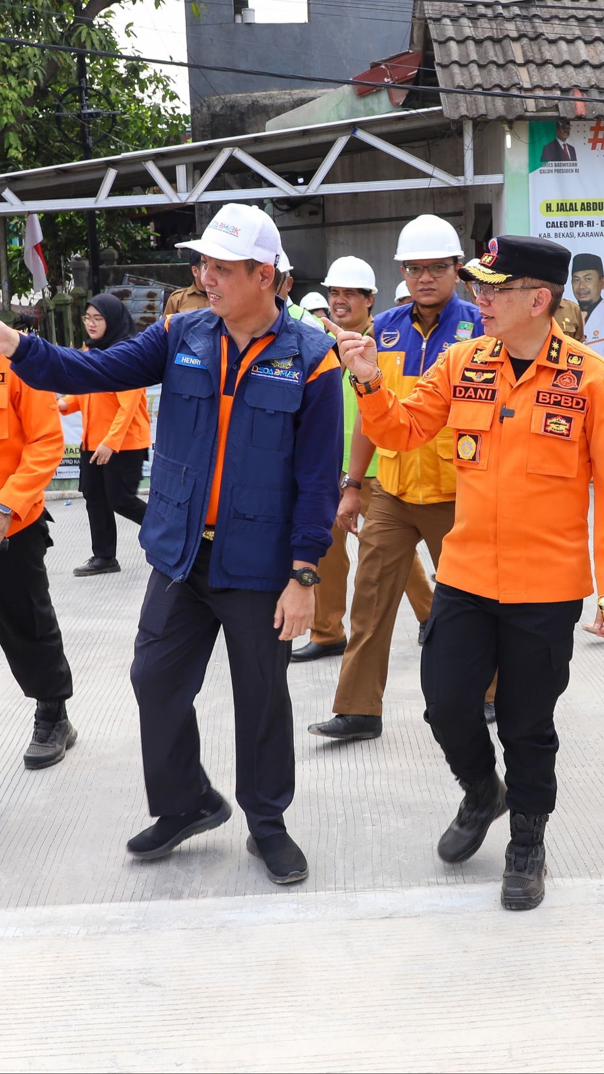 Pj Bupati Bekasi Yakin Desain Lengkung Jembatan di Cibitung Ini Mampu Cegah Banjir