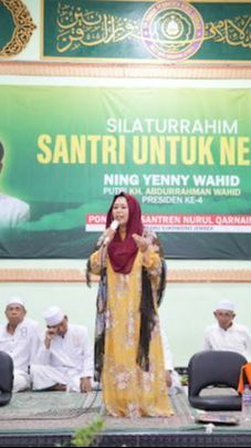 Dikunjungi Yenny Wahid, Pesantren di Jember Bulat Dukung Mahfud Md karena Kecintannya pada Gus Dur