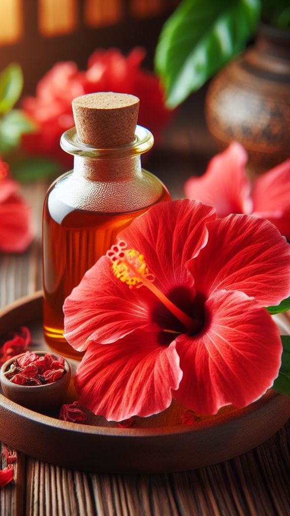 Cara Membuat Minyak Bunga Sepatu (Hibiscus Oil) untuk Mencegah Uban dan Kerontokan Rambut