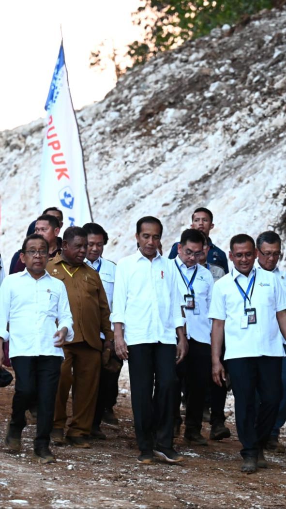 Jokowi Groundbreaking Kawasan Industri Pupuk di Papua, Nilai Investasi Tembus Rp30 Triliun