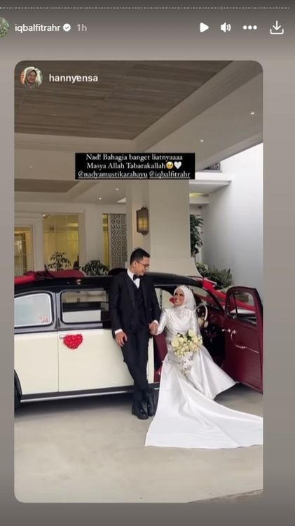 Syaki Kini Punya Ayah Baru, Berikut ini 9 Potret Pernikahan Nadya Mustika & Iqbal Rosadi