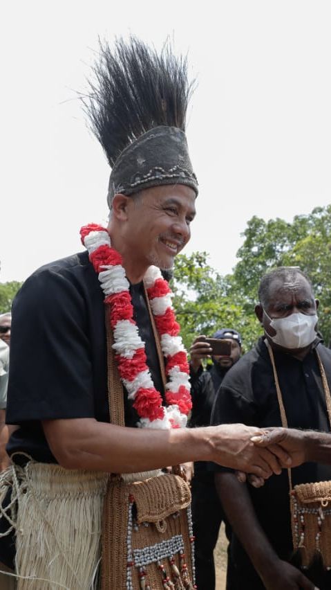 Ganjar Rapat Bareng Tim Pemenangan Daerah dan Caleg di Merauke