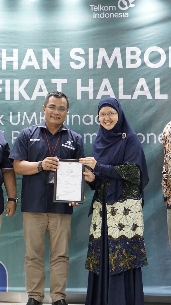 Tingkatkan Daya Saing Global, Telkom Dukung Sertifikasi Halal 497 UMKM Binaan