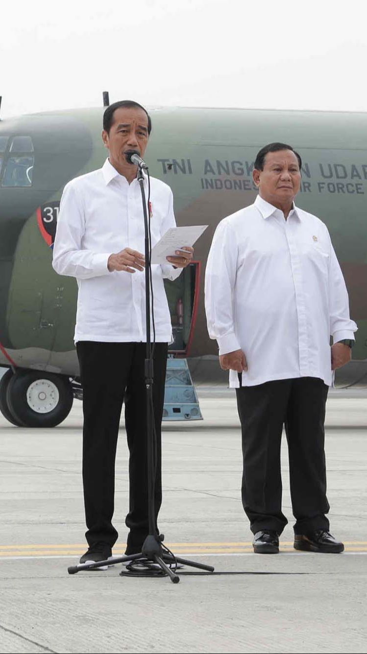 FOTO: Momen Jokowi Kirim 51,5 Ton Bantuan untuk Palestina, 2 Pesawat Hercules TNI AU Dikerahkan