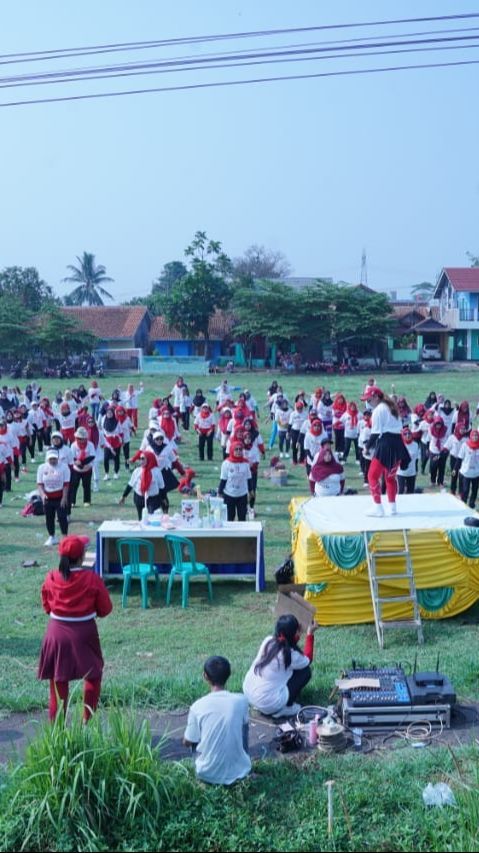 Sebarkan Gaya Hidup Sehat Relawan Ganjar Lewat Acara Senam Bareng