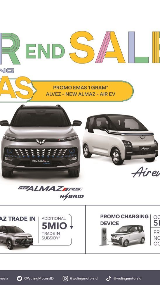 Promo Wuling Akhir Tahun: Air ev Bisa Dibawa Pulang dengan Hanya Rp 26 Jutaan