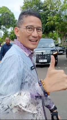 Momen Sandiaga Uno Diminta Memilih Angka Satu, Dua, dan Tiga, Malah jawab 'Waduh Hati-hati'