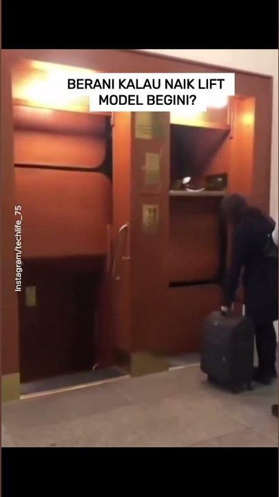 VIDEO: Berani Naik Lift Model Begini?