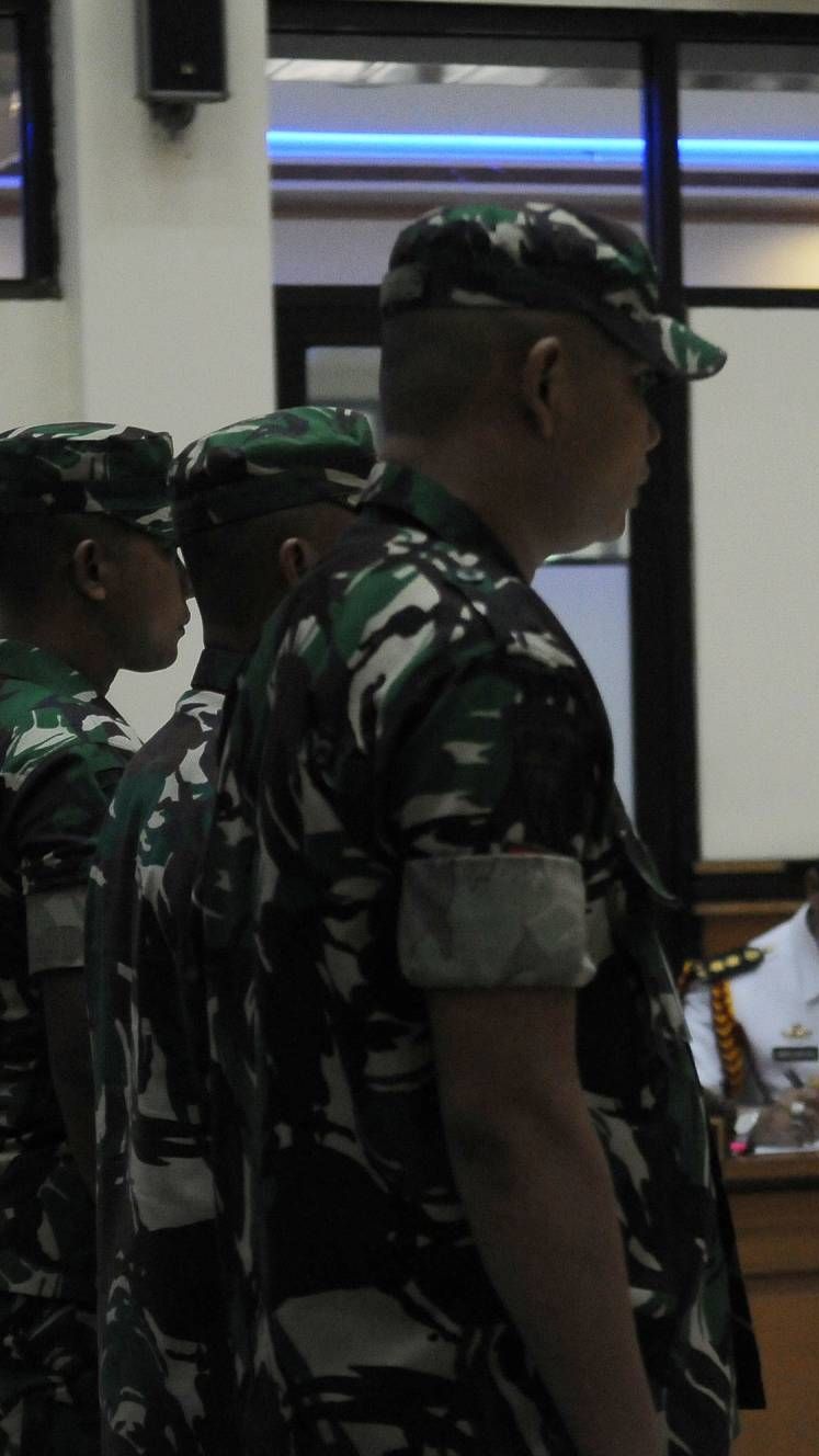 FOTO: Sidang Kasus Pembunuhan Berencana Imam Masykur, Tiga Oknum TNI Riswandi Cs Divonis Seumur Hidup dan Dipecat