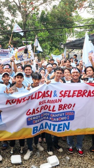 Elektabilitas Prabowo-Gibran Tinggi, Gaspoll Bro Banten Tancap Gas Galang Dukungan