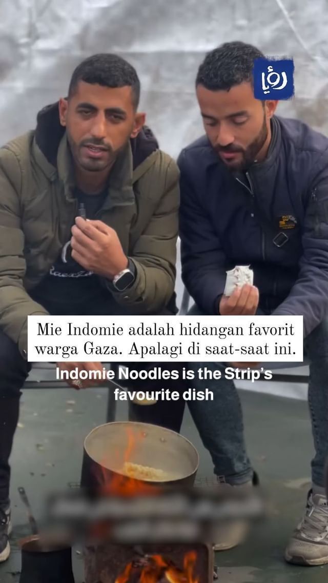 Indomie Jadi Makanan Favorit Warga Gaza di Tengah Kondisi Sulit karena Perang