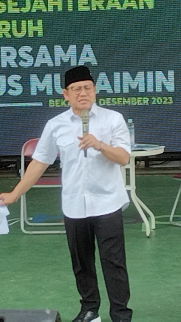 Temui Buruh, Cak Imin Janji Tidak Ada Undang-Undang Simsalabim Jika Menang Pilpres 2024